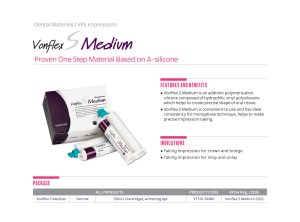 واش قالب گیری مدیوم دنفیل Vonflex S Medium كاتالوگ
